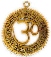 Metal Wall Hanging Om with Gayatri Mantra image 0