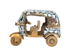 Brass Auto Rickshaw Miniature image 1