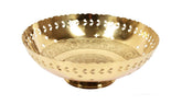 Brass Fruit Bowl 8" image 0