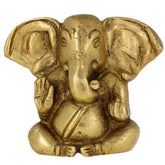 Brass Modern Ganesh image 0