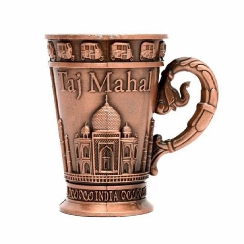 Metal Shot Glass Taj Mahal image 0