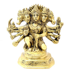 Brass Panchmukhi Hanuman image 0