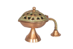 Brass Lobandan Charcoal Incense Burner/Bakhoor Burner image 0