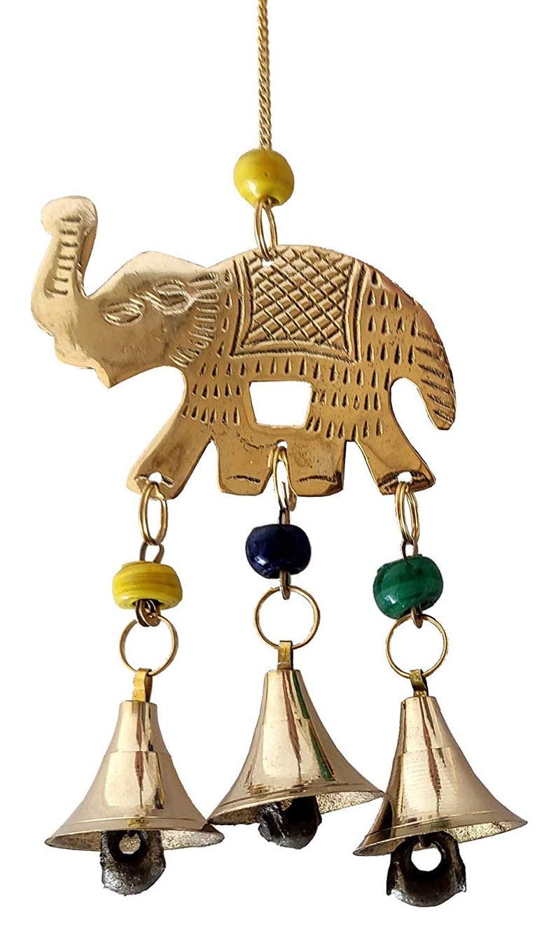 Brass Elephant Wind Chime image 0