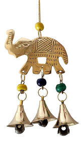 Brass Elephant Wind Chime image 0