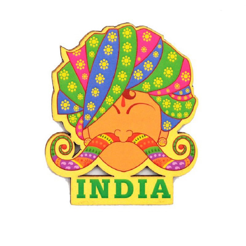 Wooden Fridge Magnet-Moustache image 0