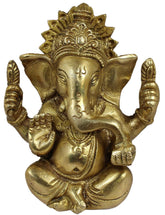 Brass Ganesha Idol-5" image 0