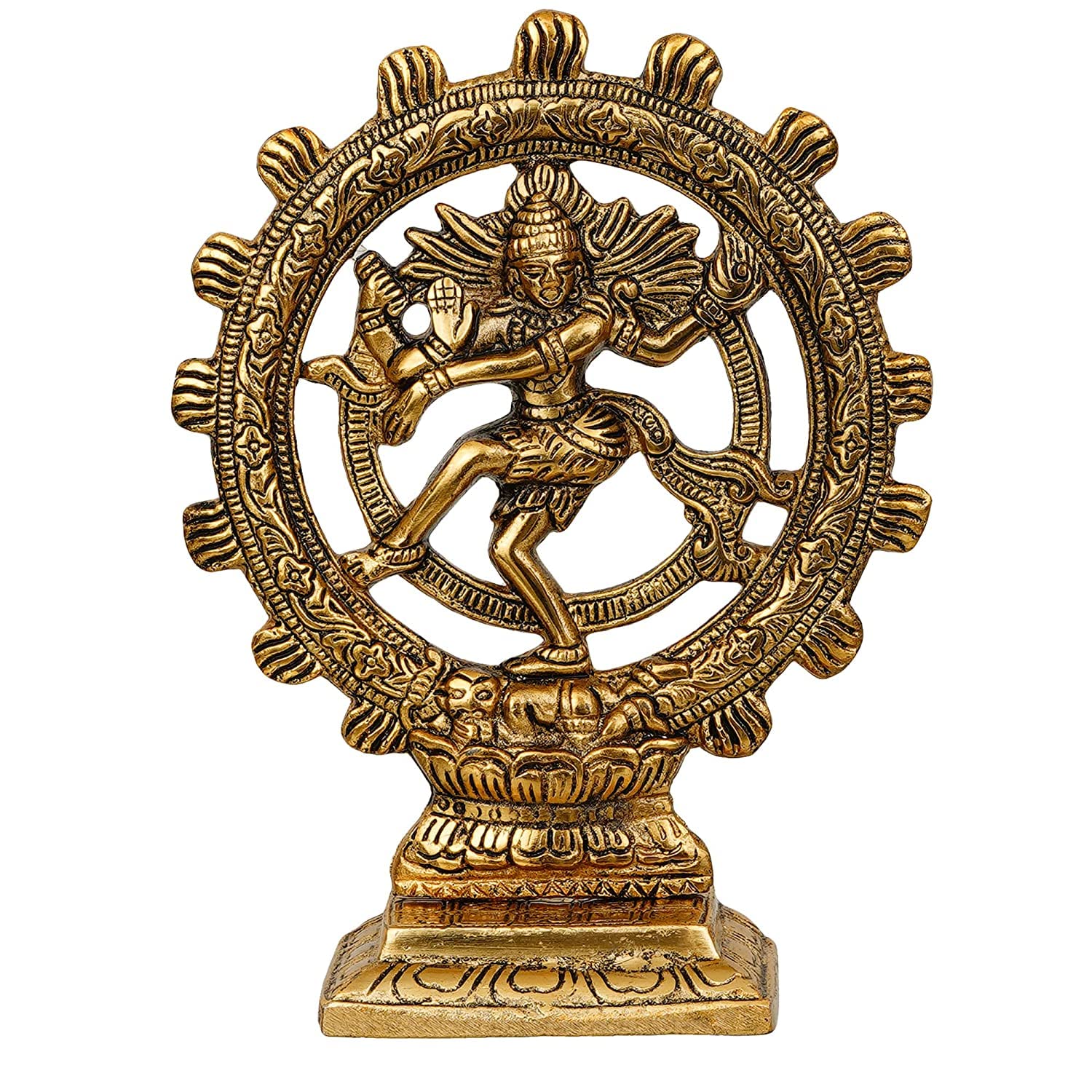 Metal Lord Shiva Dancing Natraj/Nataraja Statue image 0