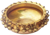 Ethnic Brass Urli with Bells (Size-9.5") image 0