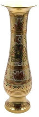 Brass Flower Vase 12" image 1