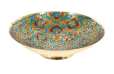 Brass Fruit Bowl 8" image 0