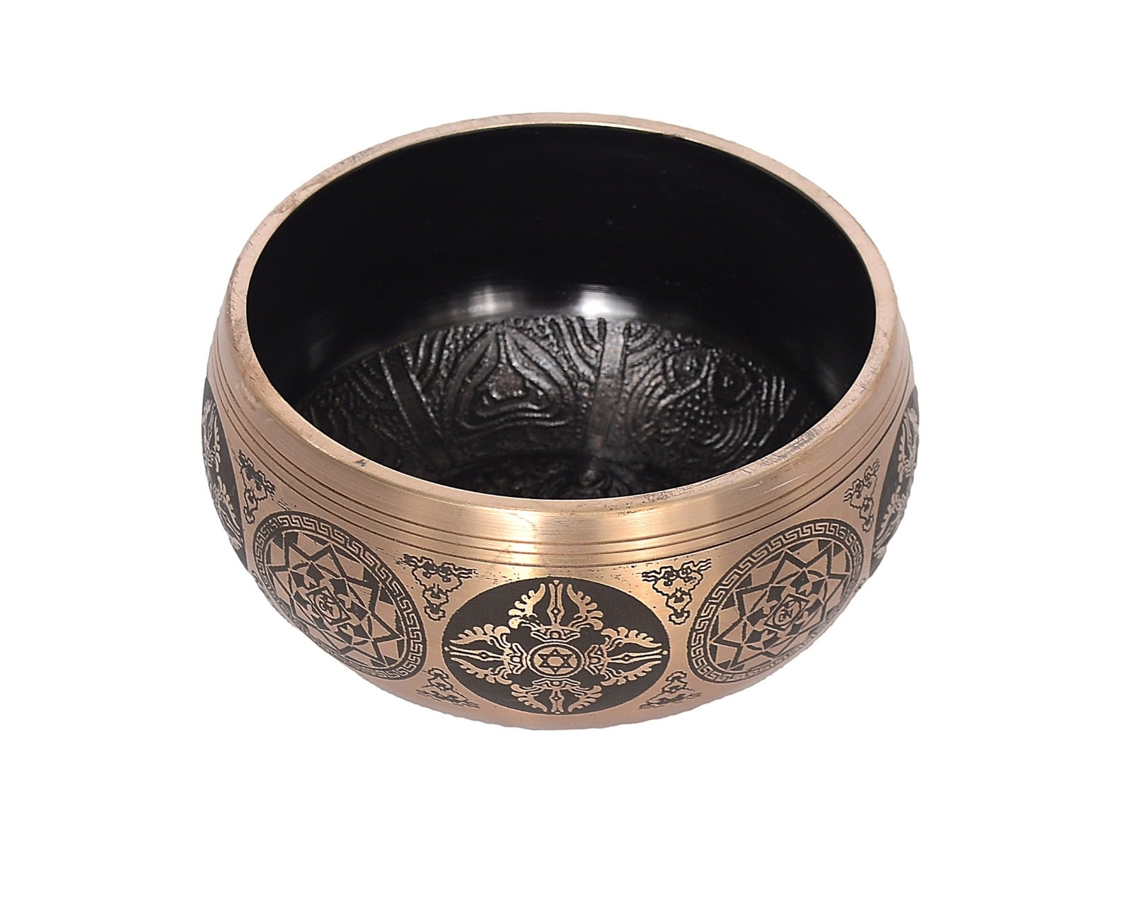 Brass Singing Bowl Hammered Tibetan Buddhist Prayer Instrument image 0