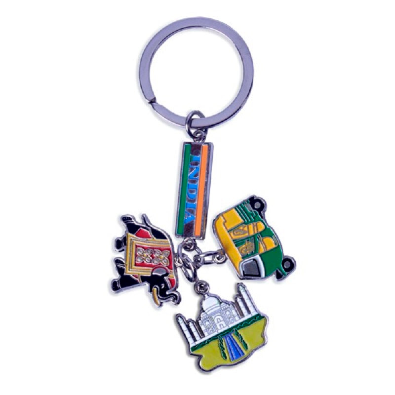 Metal Taj mahal Keychain image 0