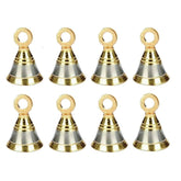Set of 8 Brass Pooja Bell/Jingle Bells image 0