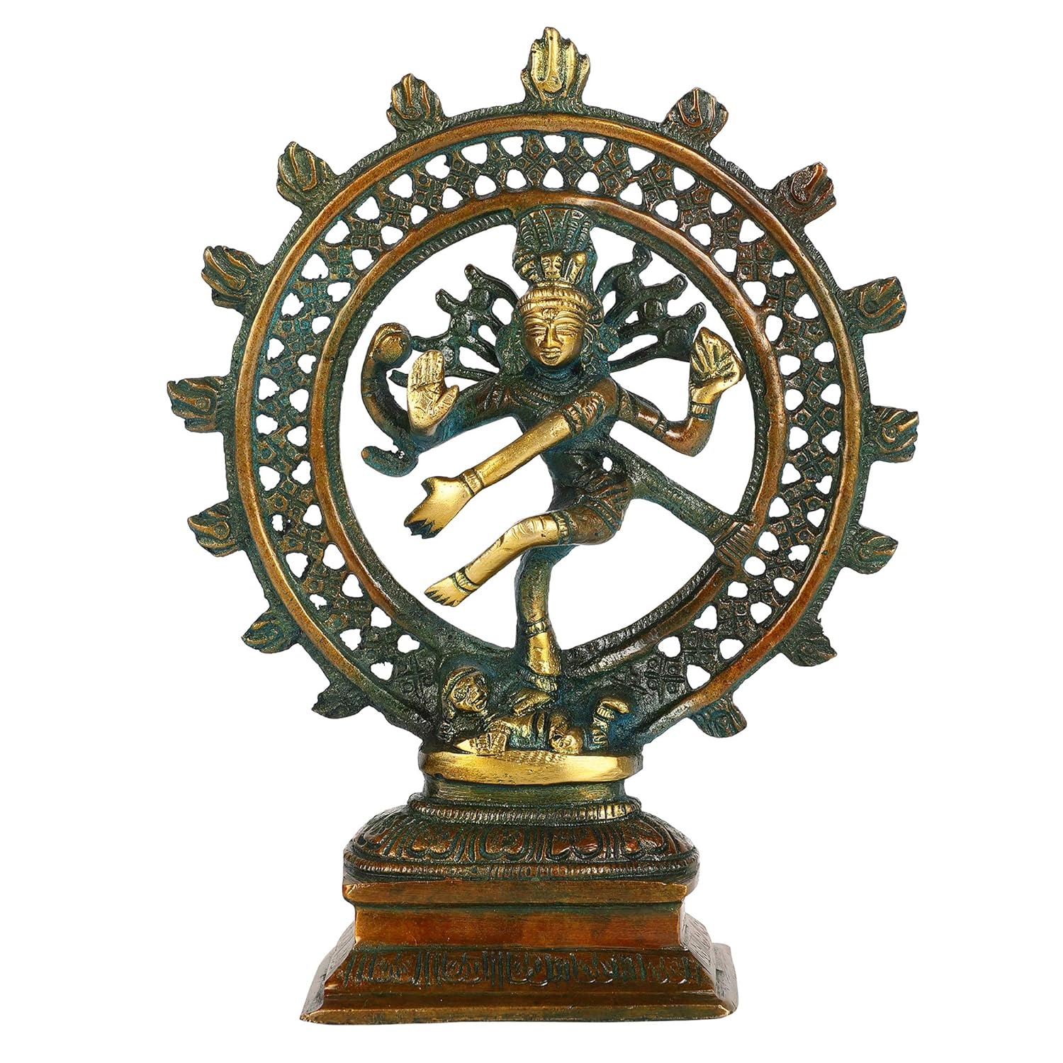 Brass Dancing Lord Shiva Natraja Statue image 0