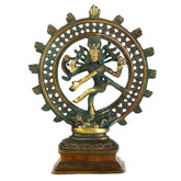 Brass Dancing Lord Shiva Natraja Statue image 0