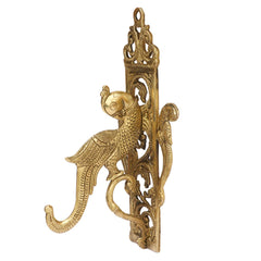 Brass Parrot Bracket Hook for Hanging Diya image 0