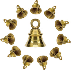Set of 4 Brass Pooja Bell/Jingle Bells image 1