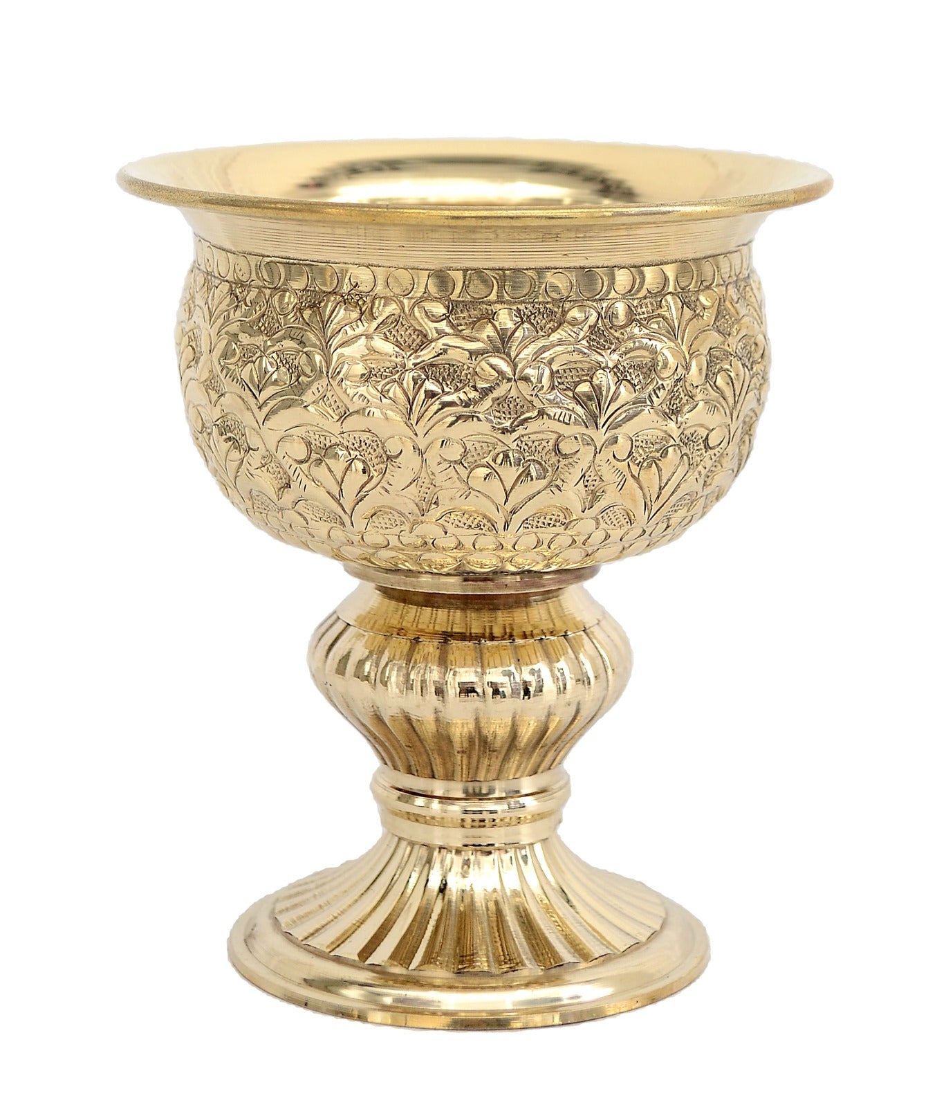 Brass Urli/Uruli wih Stand 5" image 0