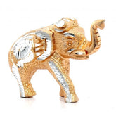 Metal Elephant with Fine Carvings image 0