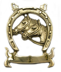 Brass Horse Naal Shoe with Hanger image 0