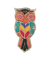 Brass Fridge Magnet-Owl