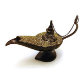 Brass Alladin Chirag Lamp 8"