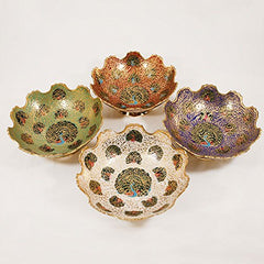 Set of 4 Brass Fruit Bowl 4" image 2