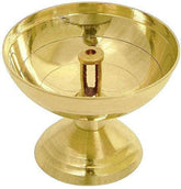 Brass Kamal Akhand Diya Oil Lamp image 0