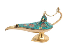 Brass Alladin Chirag Lamp 8" image 0