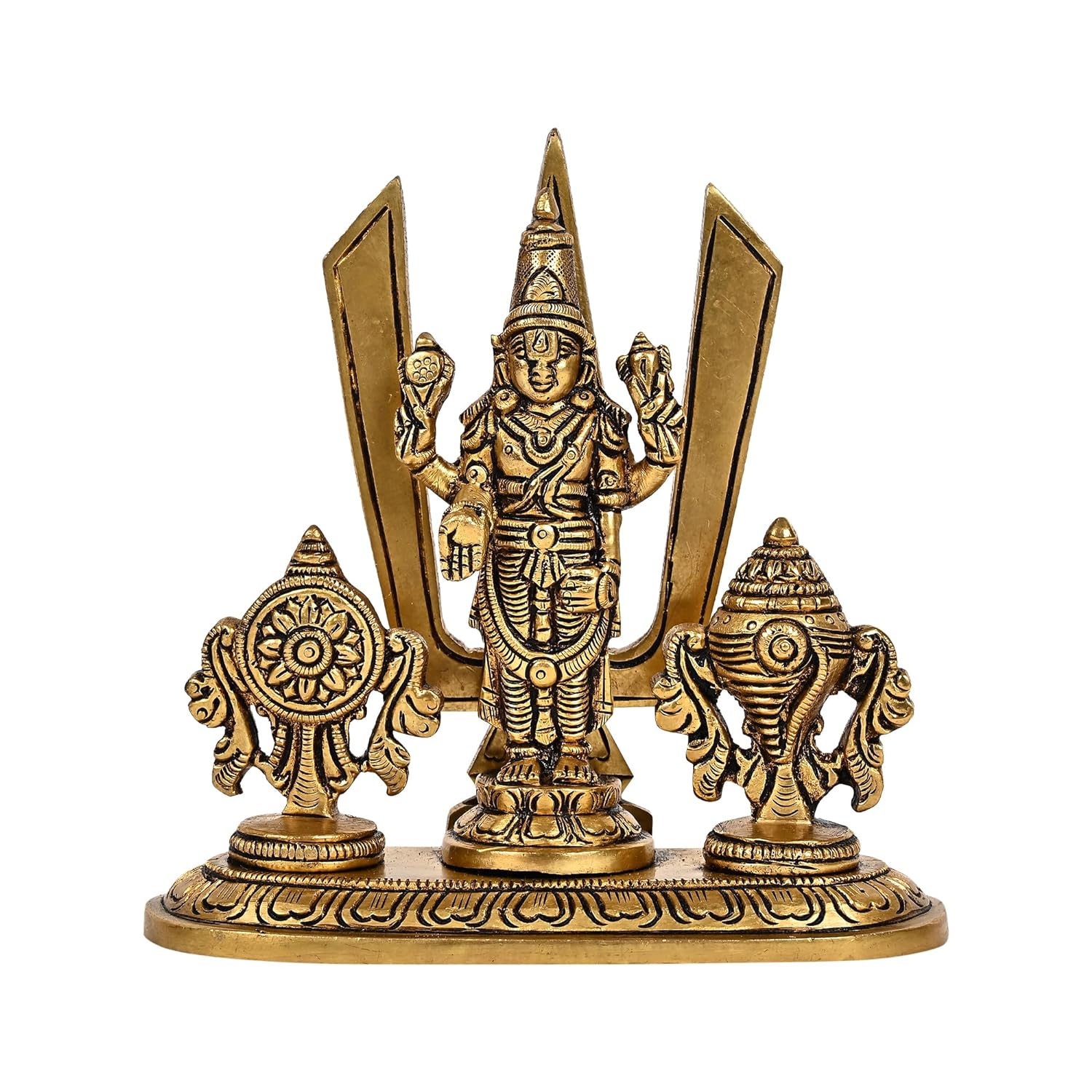 Brass Venkateswara Balaji Idol image 0