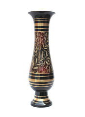 Brass Flower Vase 12" image 0