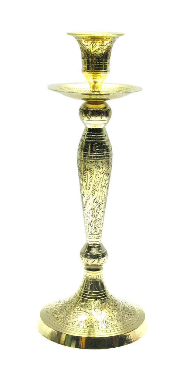Brass Candle Stand 10" image 0