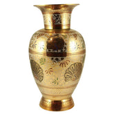 Brass Flower Vase 12" image 0