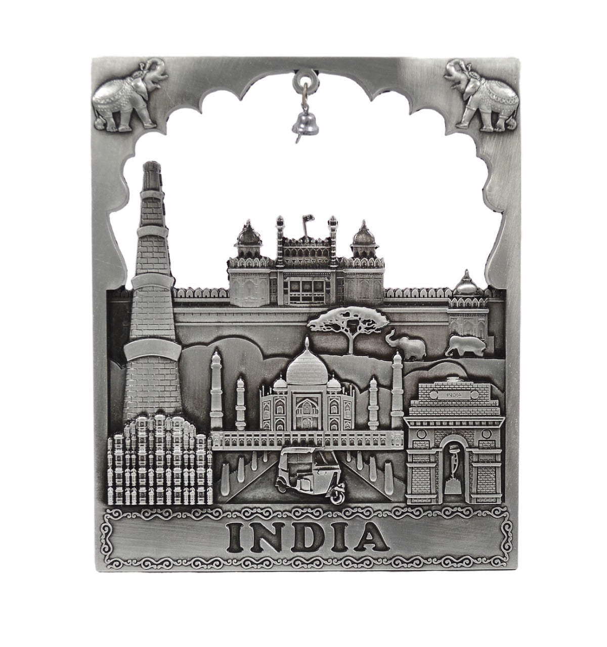 Metal Taj Mahal Plate image 0
