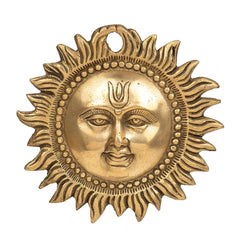 Brass Surya Wall Hanging image 0
