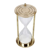 Brass Sand Timer Hour Glass Sandglass Clock 1Minute image 0