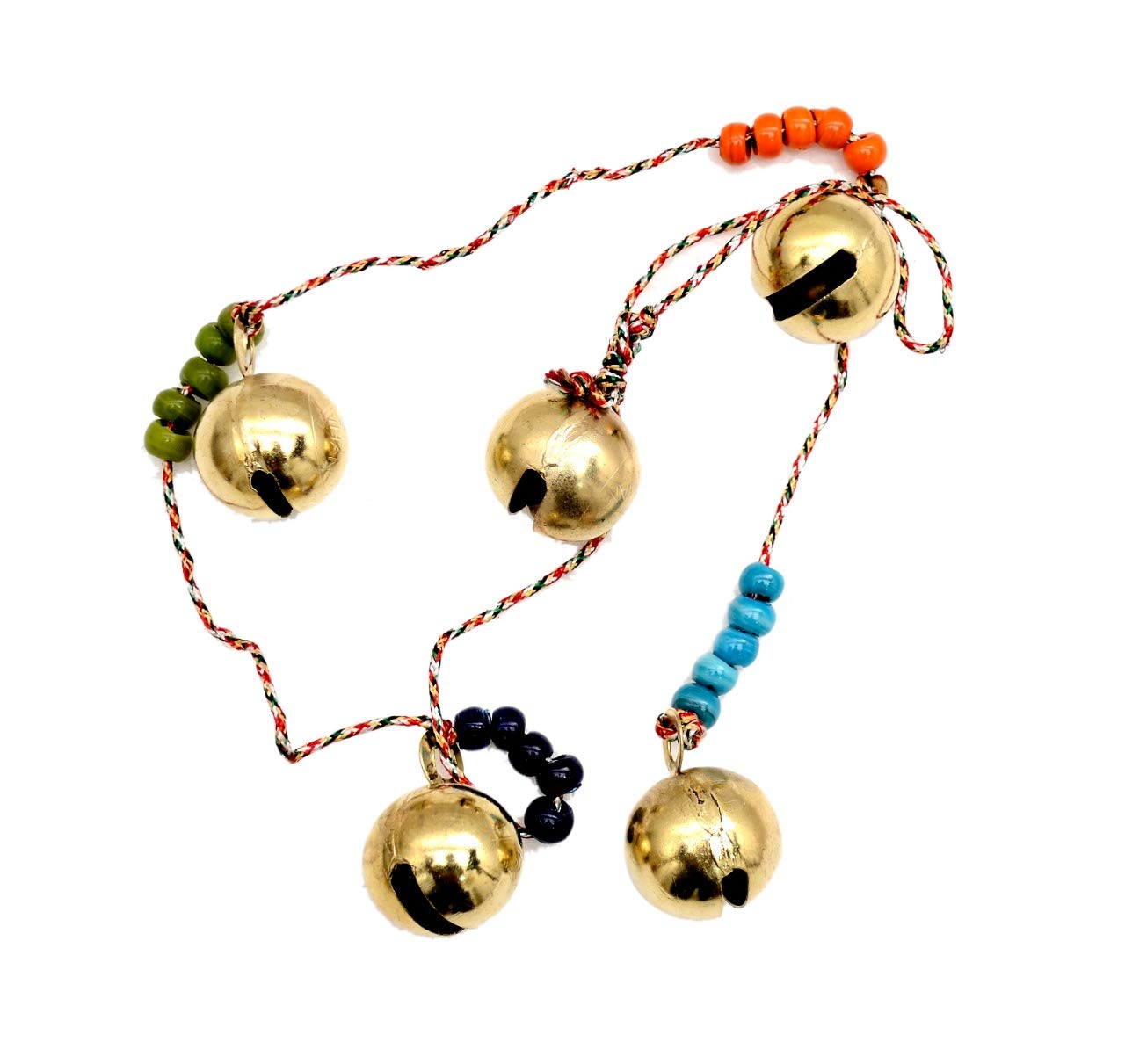 Brass String with 5 Bells image 0