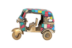 Brass Auto Rickshaw Miniature image 1