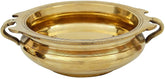 Decorative Plain Brass Urli 9" image 0