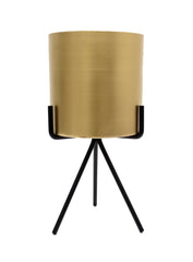 Metal Planter Pot with Metal 12" image 1