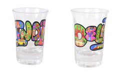 Souvenir Delhi India Shot Glasses Set of 2, Multicolour, 30 ml image 0