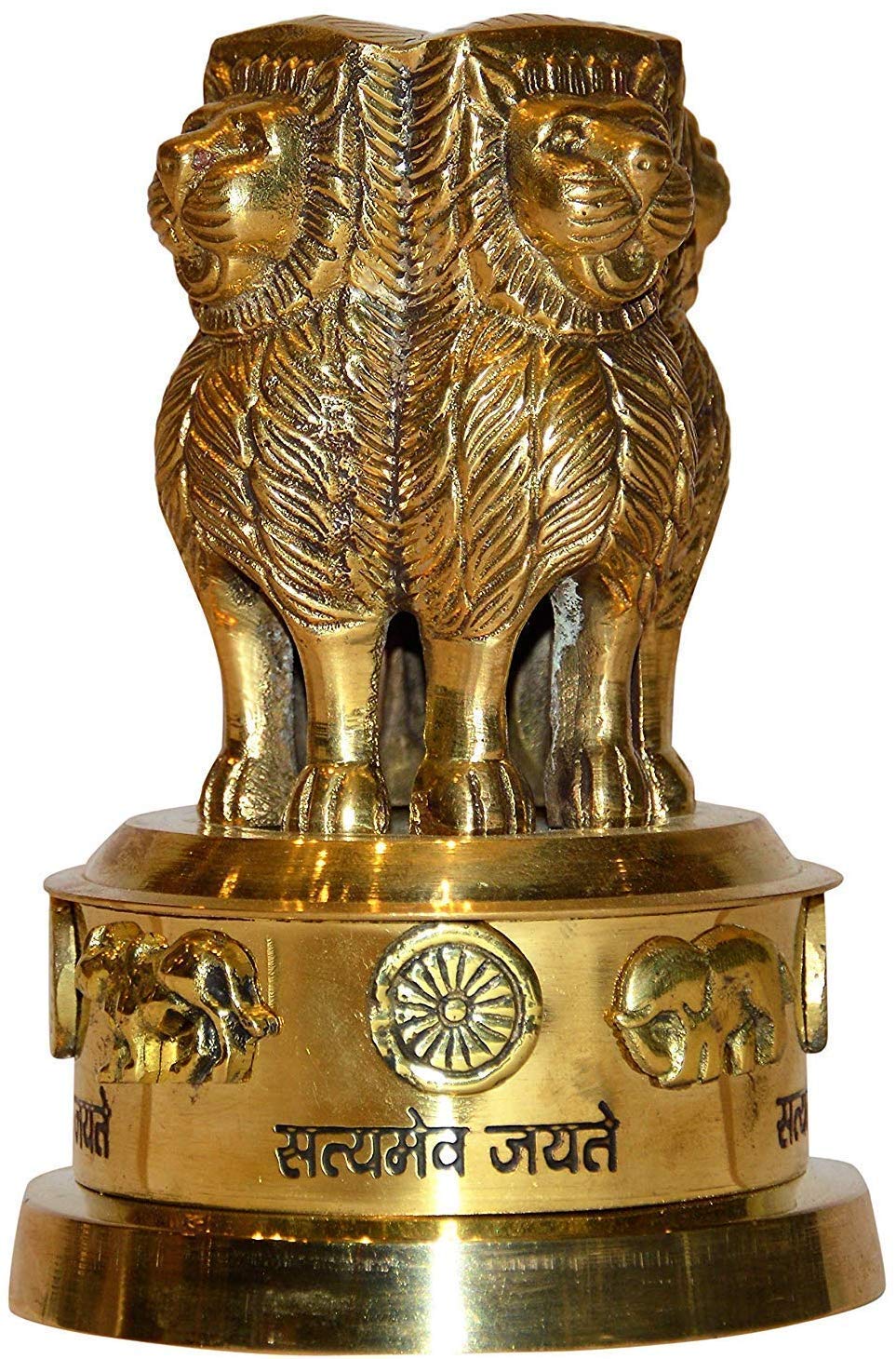 Brass Ashoka Pillar Miniature image 0