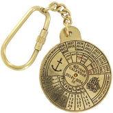 Brass Calender Keychain image 0
