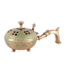 Metal Brass Lobandan Charcoal Incense Burner/Bakhoor Burner image 1