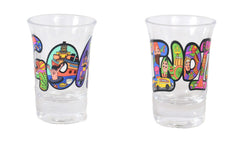 Souvenir Goa India Shot Glasses Set of 2, Multicolour, 30 ml image 0