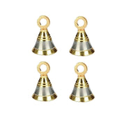 Set of 4 Brass Pooja Bell/Jingle Bells image 0
