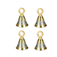 Set of 4 Brass Pooja Bell/Jingle Bells image 0
