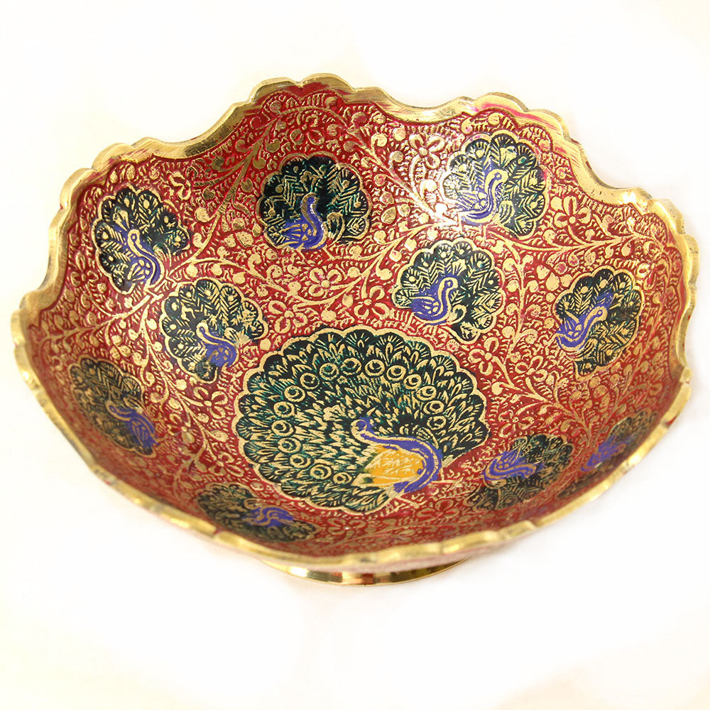 Brass Fruit Bowl 5" image 0