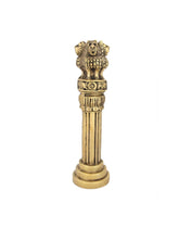 Brass Ashoka Pillar Miniature Showpiece image 0